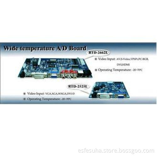 Analog VGA / DVI-D / Audio Input 1366x768 / 1280x1024 Panel